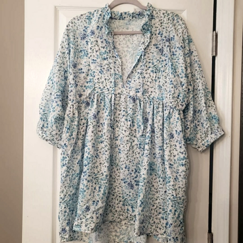 Oversized Floral Dress